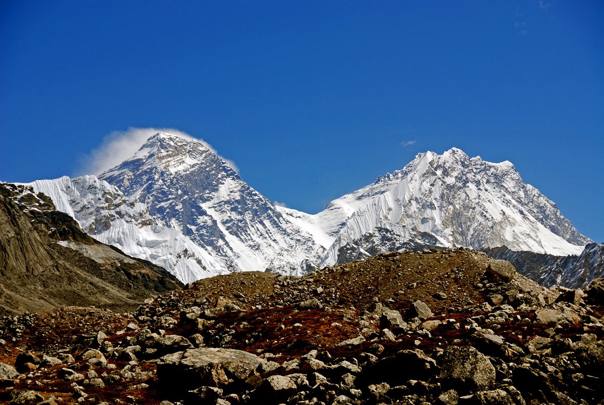 08 Everest, Lhotse, Nuptse From Scoundrels View North Of Gokyo